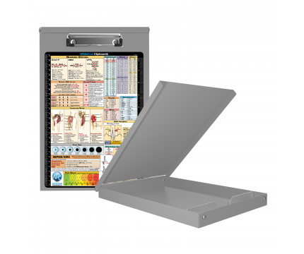 WhiteCoat Clipboard® Storage - Silver Nursing Edition